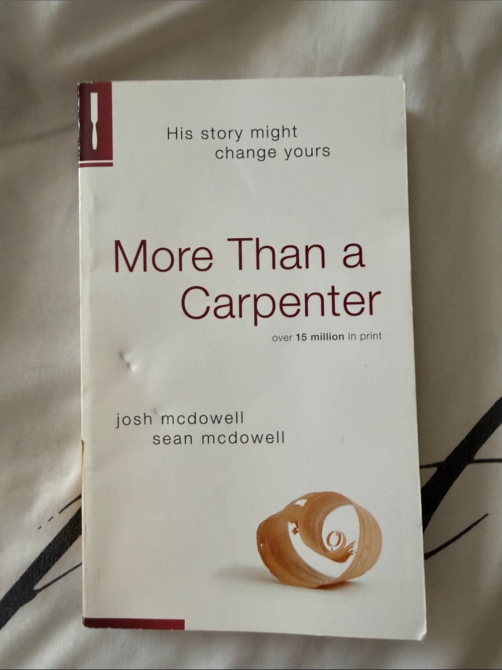 More Than a Carpenter - White Cover Book